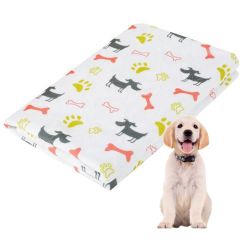 Wholesale Ultra Absorbent Reusable Pee Pad Washable Pet Training Pads Waterproof  Printed Dog Pad