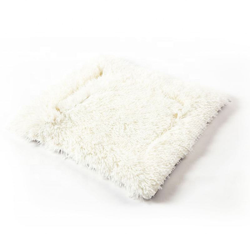 Washable Soft Long Plush Pet Floor Mat Popular Dog Sleeping Beds Warmly Cat Pad Bed