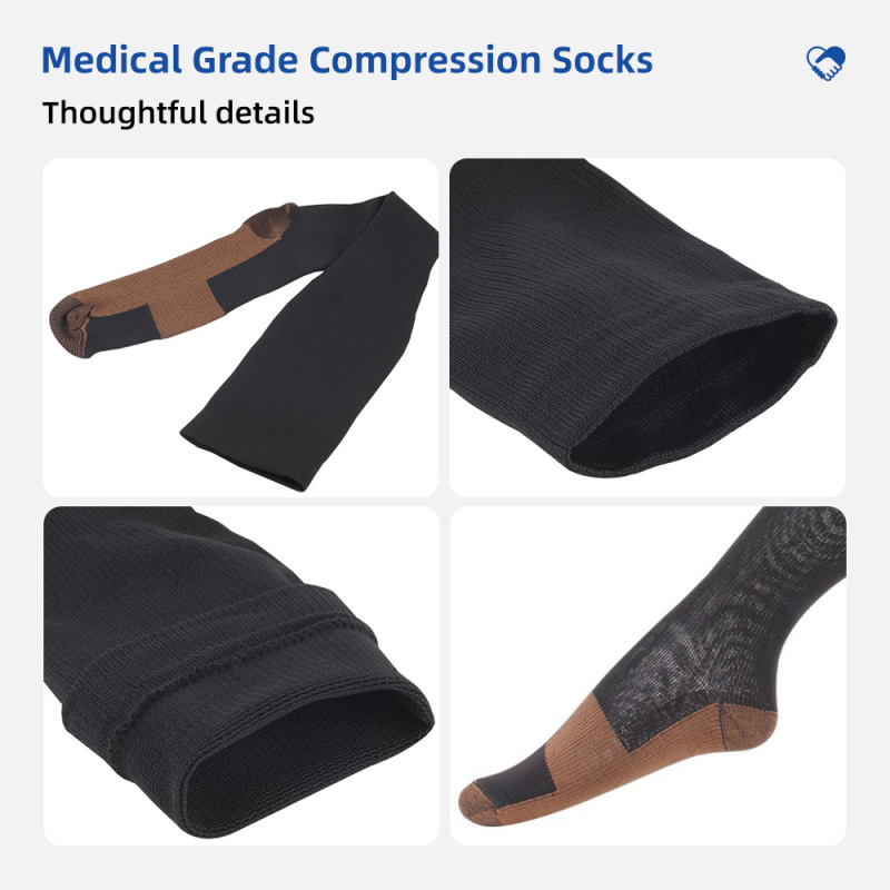 Microfiber Compression Socks Lightweight Thin Design