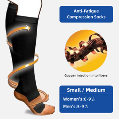 Microfiber Compression Socks Lightweight Thin Design