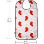 Amazon Adult-bibs-for-eating-3 Pack Adult Bibs for Women and Man Clothing Protector Adult Bib Cleaning PVC EVA