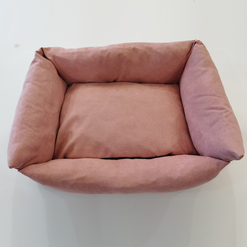 latest Suede washable wholesale removable dog bed cheap price dog nest dog kennel bed
