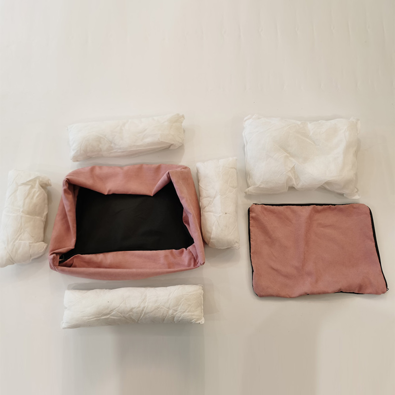latest Suede washable wholesale removable dog bed cheap price dog nest dog kennel bed