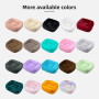 Wholesale Soft Polyester Cloth Removable Washable Indoor Pet Cushion Bed