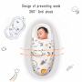 Extremely Soft 0-6 months Newborns Infant Sleeping bag Adjustable Sack Baby Swaddle Blanket wrap with Head pillow for girls boy
