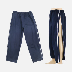 Оптовая продажа повседневной одежды для пациентов больниц, расстегивающиеся брюки для пожилых пациентов с переломами, прикованных к постели, удобная униформа