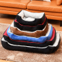 Washable Dog Sofa Bed Calming Dog Nest Cat Pet Deep Sleeping Bed Easy Clean PP Foam Beds & Sofas