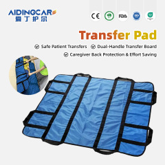 Wholesale Adjustable Woven Extra Large Transfer Pad Positioning Protective Bed Pad with Straps and Handles for Adults