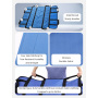 Wholesale Adjustable Woven Extra Large Transfer Pad Positioning Protective Bed Pad with Straps and Handles for Adults
