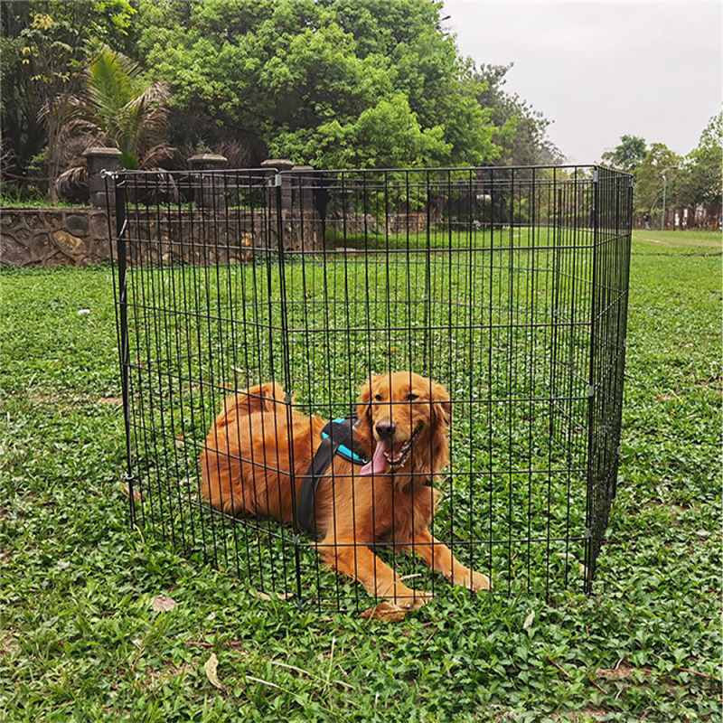 Wholesale Pet Playpen Kennels Dog Fence Exercise Pen Gate Fence Foldable Dog Crate