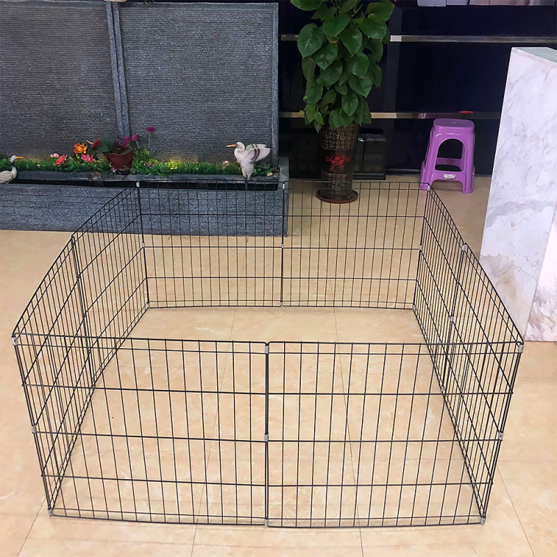 Wholesale Pet Playpen Kennels Dog Fence Exercise Pen Gate Fence Foldable Dog Crate