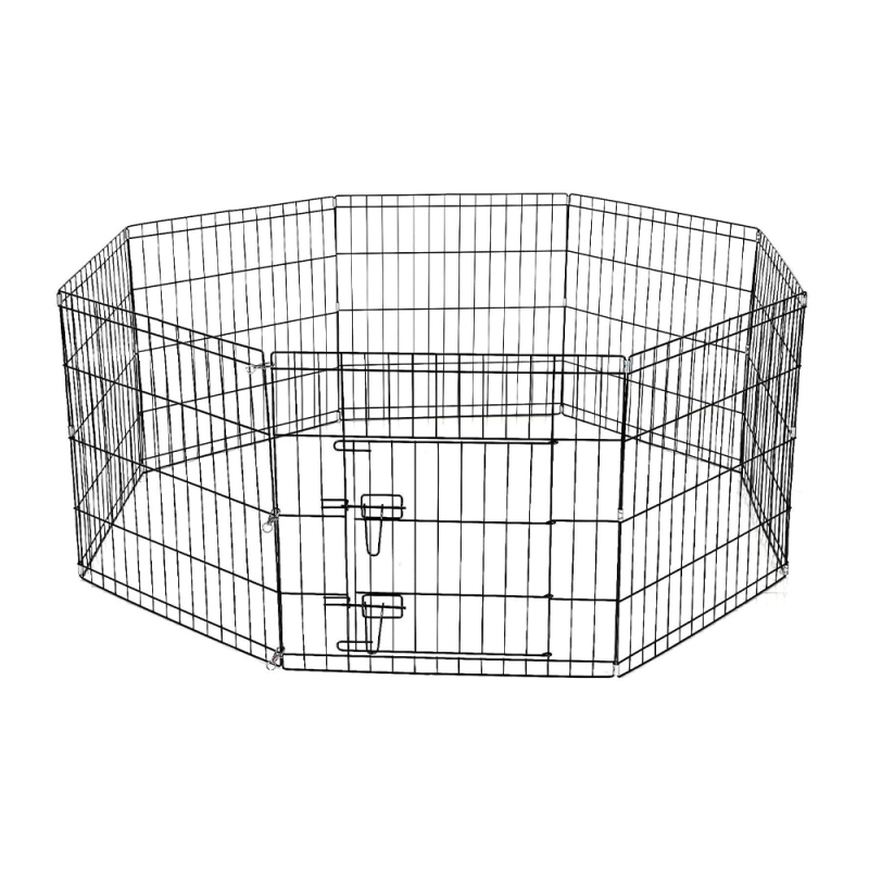 Wholesale Pet Playpen Kennels Dog Fence Exercise Pen Gate Fence Foldable Dog Crate