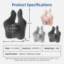Wholesale Removable Cover Knitted Memory Foam Lumbar Support Cushion for Car Seats Anti-Static Anti-Snore Lower Back Pain Relief