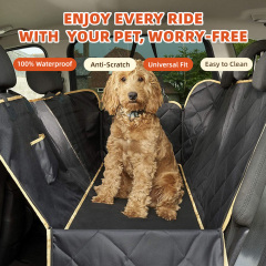 Wholesale Waterproof Oxford Pet Backseat Cover Scratchproof Car Seat Protector for Dogs