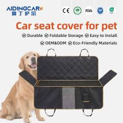 Wholesale Waterproof Oxford Pet Backseat Cover Scratchproof Car Seat Protector for Dogs