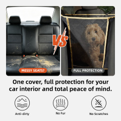 Wholesale Waterproof Oxford Pet Backseat Cover Scratchproof Car Seat Protector for Dogs
