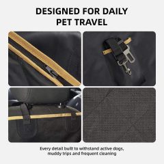 Wholesale Waterproof Oxford Pet Backseat Cover Scratchproof Car Seat Protector for Dogs