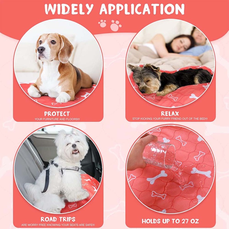 HOT Sale Washable Pee Pads Reusable Dog Pad Waterproof Pet Training Absorbent Pad for Dogs