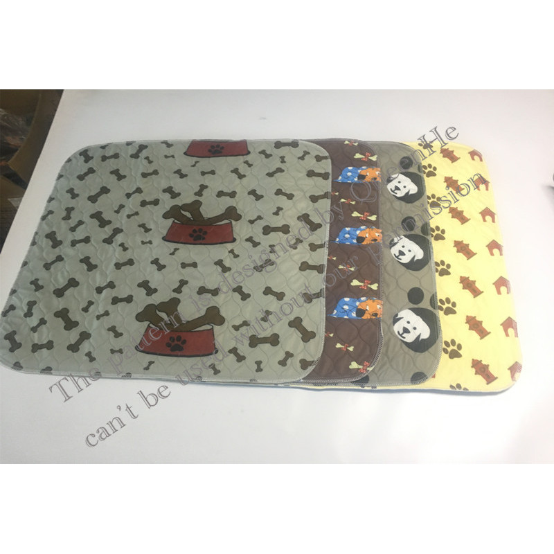 Hot Sell Reusable Diapers Washable Dog Puppy Pad Reusable Pet Travel Mats Training Pee Pads for Dogs and Cats