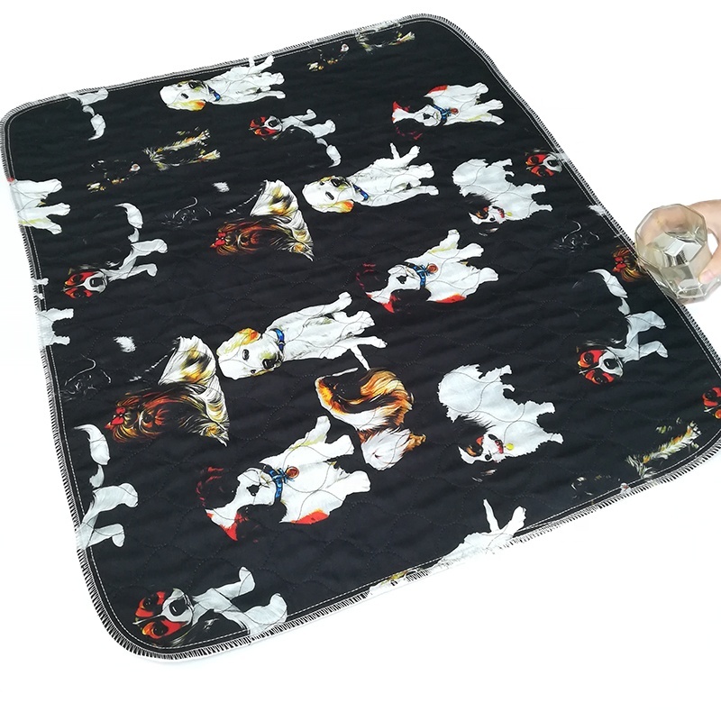 High absorbent Soft Cotton Machine Washable Dog Pee Mat Puppy Training Pads urine Pet pee pads for dogs