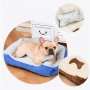 Round Shape Various Colors Handmade Fuzzball Fluffy Luxe Pet Bed for Small Cat Dog House
