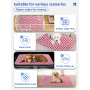 Tapis d'apprentissage absorbants et lavables en PVC imperméable pour chiots, en vente en gros.