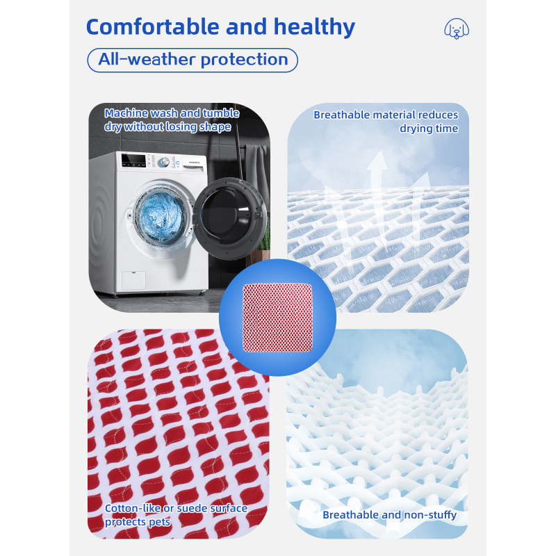 Tapis d'apprentissage absorbants et lavables en PVC imperméable pour chiots, en vente en gros.