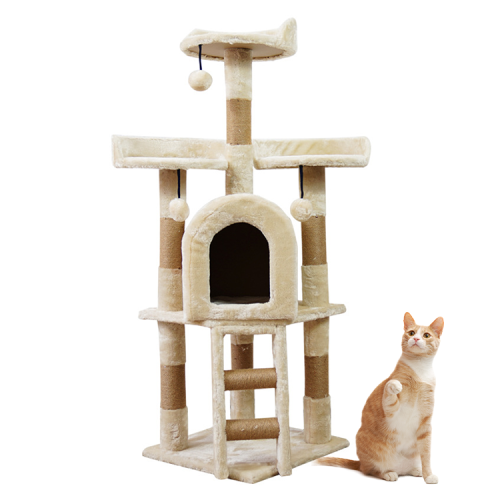 Wholesale Luxury Cat Tree Large Scratching Cat Tree Tower Durable Scratcher