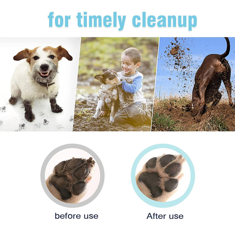 Portable Detachable Silicone Brush Pet Foot Washing  Cleaning Cup