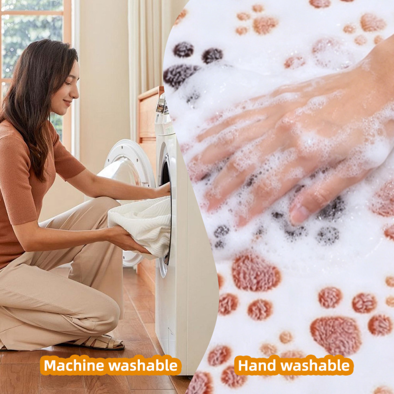 Wahable Large Cheap Cozy Pet Rug Plush Blanket : Ultra Soft - Attractive, Durable, Washable by Spot