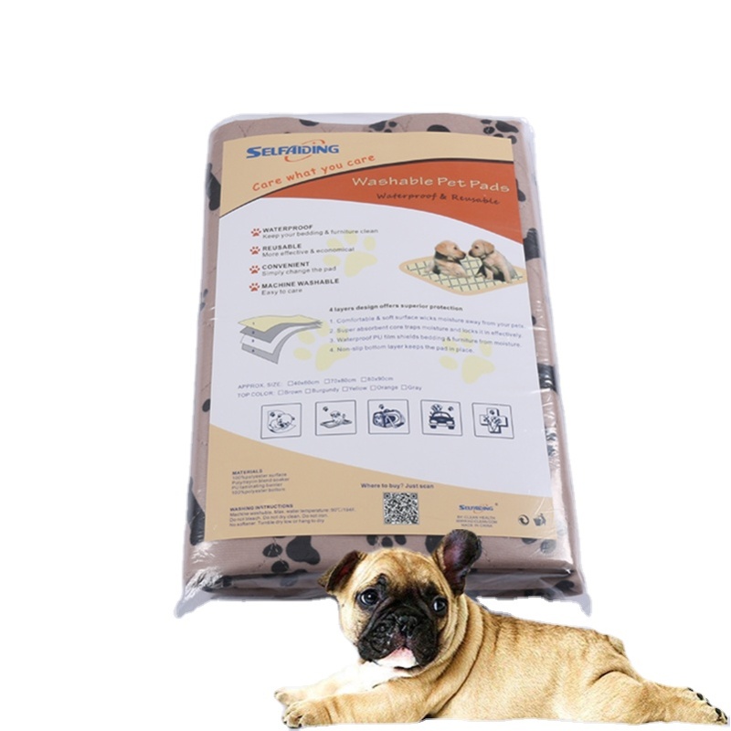 Waterproof Reusable Pet Mat / Quilted Washable Large Dog / Puppy Training Travel Pee Pads