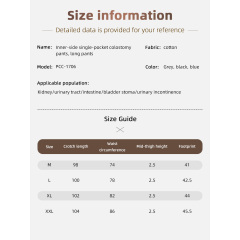 Woven Unisex Patient Pants & Care Clothes Suit for Fracture Bedridden Patients/Elderly Hospital Use
