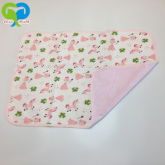 Almohadilla impermeable para cama reutilizable, lavable, para incontinencia, cambiador portátil para bebé
