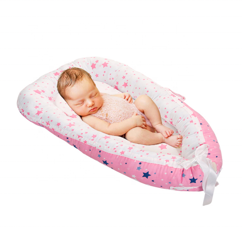Baby Lounger Nest Sharing Co Sleeping Bassinet - Soft Cotton Cosleeping Baby Bed Premium Quality Breathable Portable Crib
