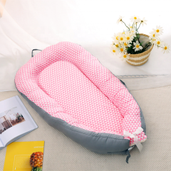 Tumbona para bebé Nest Sharing Co Sleeping Bassinet - Cama de bebé para dormir de algodón suave Cuna portátil transpirable de calidad superior