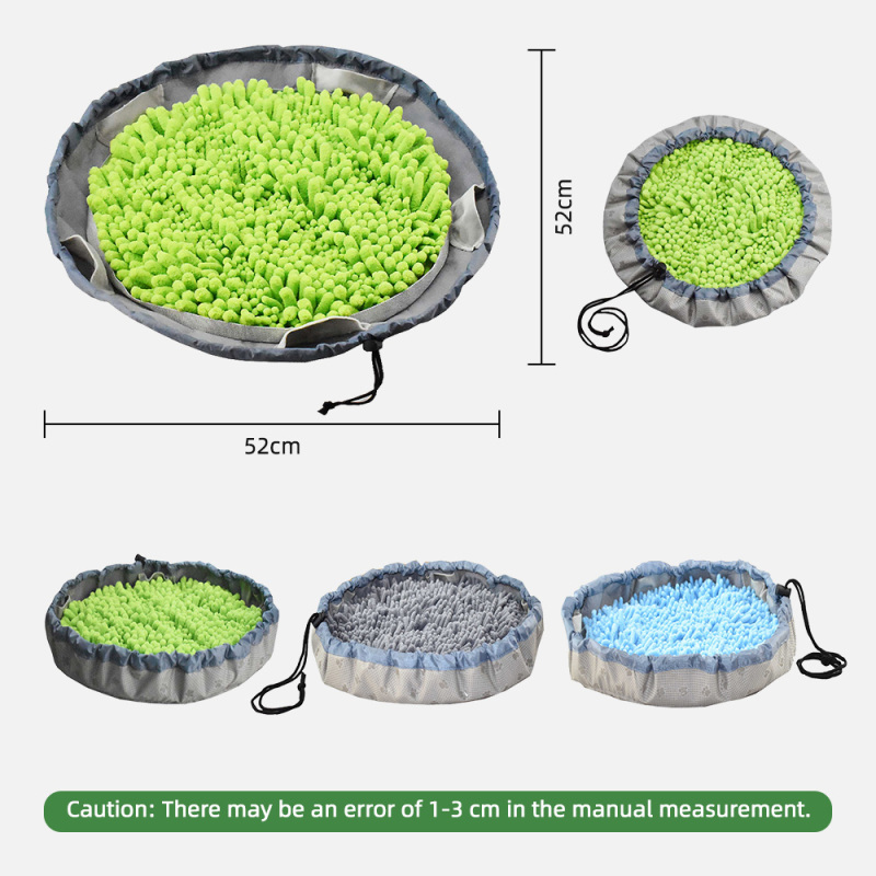 Tapis de fouille ajustable pour chien, jouet d'enrichissement pour l'entraînement olfactif et l'alimentation lente. Tapis de recherche de nourriture pour animaux de compagnie, idéal pour l'entraînement olfactif et l'alimentation lente.