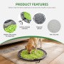 Tapis de fouille ajustable pour chien, jouet d'enrichissement pour l'entraînement olfactif et l'alimentation lente. Tapis de recherche de nourriture pour animaux de compagnie, idéal pour l'entraînement olfactif et l'alimentation lente.