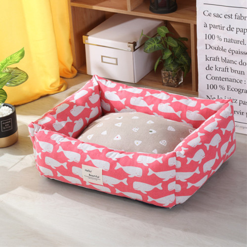 Washable Pet Nest Puppy Bed House Wholesaler Pet Products Dog House Villa Pet Beds & Accessories Custom Design Accepted Sleep