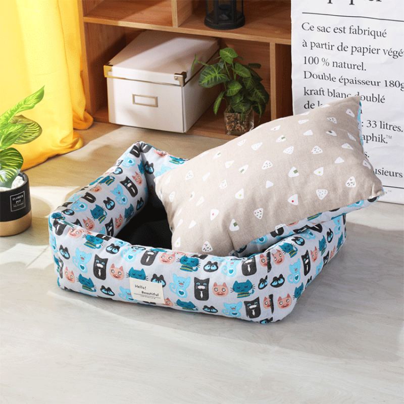 Washable Pet Nest Puppy Bed House Wholesaler Pet Products Dog House Villa Pet Beds & Accessories Custom Design Accepted Sleep