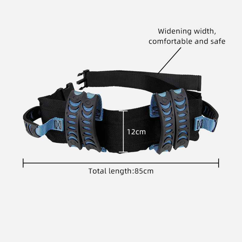 Breathable Waterproof Gait Belt for Patient Repositioning and Ambulation Aidingcare