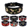 Wholesale Breathable Wide Heavy-Duty Tactical Soft Padded Reflective Dog Collar with Handle
