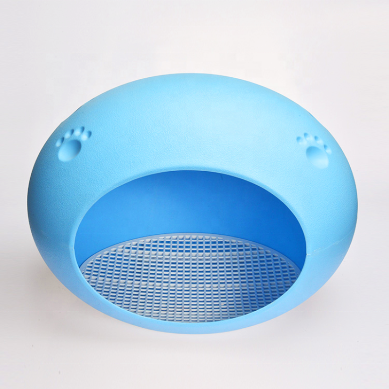 Small Dog Kennel Cat Litter Nest Egg-Shaped Plastic Oval Dog House Pet Supplies