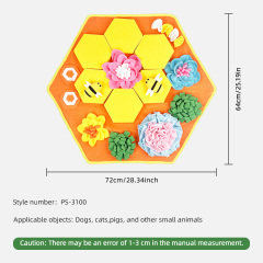 Wholesale Stress Relief Durable Green Snuffle Mat for Dogs with Anti-Slip Designs for Foraging Skill