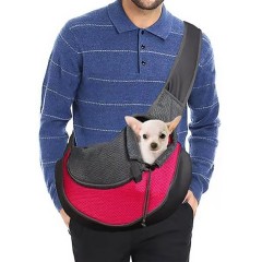 Venta al por mayor Pet Dog Sling Carrier malla transpirable Travel Safe Sling Bag Carrier para gatos