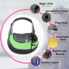 Wholesale Pet Dog Sling Carrier Breathable Mesh Travel Safe Sling Bag Carrier for Cats