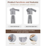 Wholesale Thickened Warmth Incontinence Nursing Suit Patient Care Clothes for Home and Hospital Open Sleepwear for Elderly