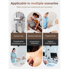 Großhandel Dicke, warme Inkontinenz-Pflegeanzüge, Patientenpflegekleidung für Zuhause und Krankenhaus, offene Schlafanzüge für ältere Menschen