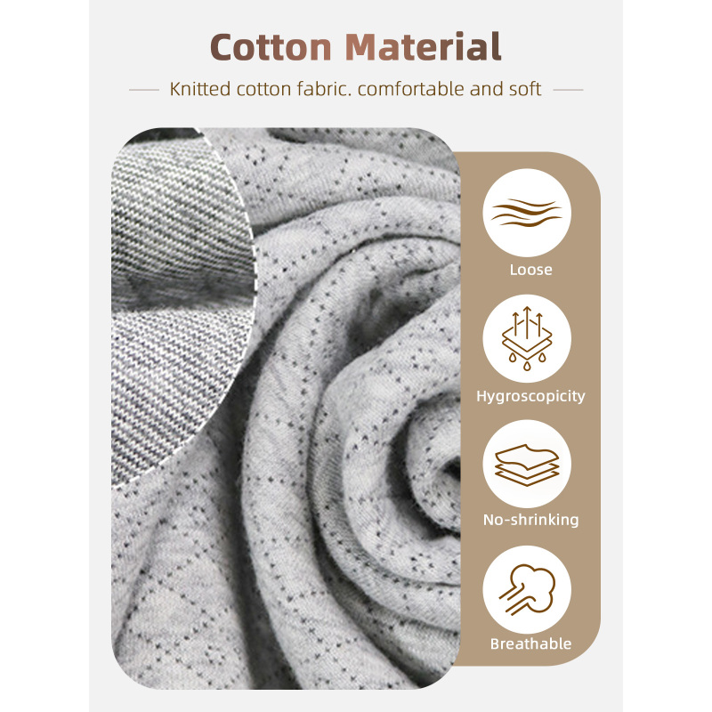 Wholesale Thickened Warmth Incontinence Nursing Suit Patient Care Clothes for Home and Hospital Open Sleepwear for Elderly