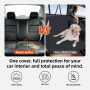Wholesale Waterproof Oxford Eco-Friendly Pet Back Seat Cover 600D Heavy Duty Scratch Proof Nonslip Durable Soft