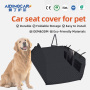 Wholesale Waterproof Oxford Eco-Friendly Pet Back Seat Cover 600D Heavy Duty Scratch Proof Nonslip Durable Soft